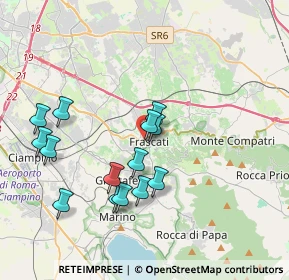 Mappa Via Principe Amedeo, 00044 Frascati RM, Italia (3.82286)