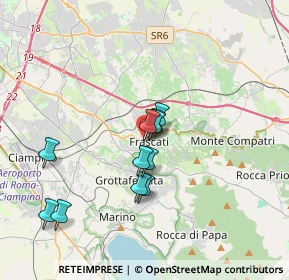 Mappa Via Principe Amedeo, 00044 Frascati RM, Italia (3.07455)