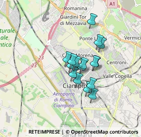 Mappa Via Pietro Mascagni, 00043 Ciampino RM, Italia (1.19)