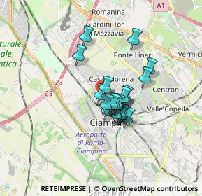Mappa Via Pietro Mascagni, 00043 Ciampino RM, Italia (1.1925)