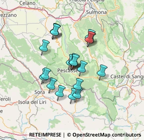 Mappa Via delle Pinete, 67032 Pescasseroli AQ, Italia (11.3115)