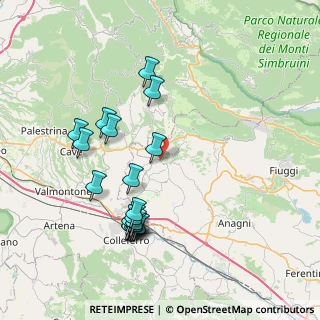 Mappa Via San Francesco d'Assisi, 03018 Paliano FR, Italia (8.481)