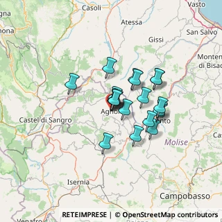 Mappa Via Castelfidardo, 86081 Agnone IS, Italia (9.8255)