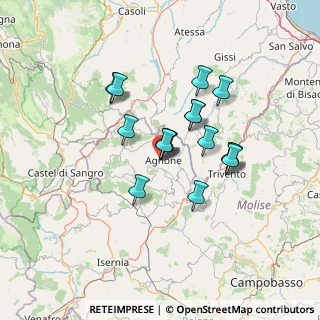 Mappa Via Castelfidardo, 86081 Agnone IS, Italia (11.17188)