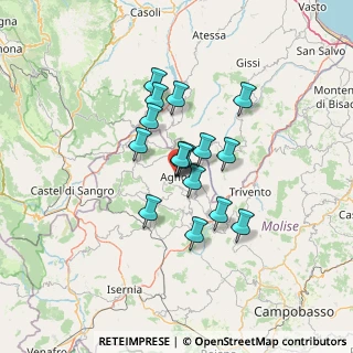 Mappa Via Castelfidardo, 86081 Agnone IS, Italia (10.05625)