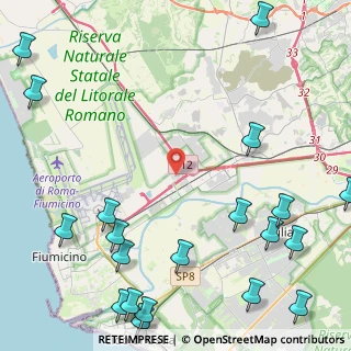Mappa Via A. Meucci, 00054 Fiumicino RM, Italia (7.137)