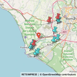 Mappa Piazza Antonio Meucci, 00054 Fiumicino RM, Italia (8.21308)