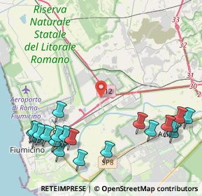 Mappa Market Central Da Vinci, 00054 Piana del Sole RM, Italia (6.003)