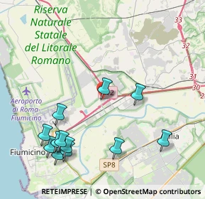 Mappa Market Central Da Vinci, 00054 Piana del Sole RM, Italia (5.05917)