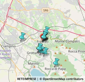 Mappa Via Marcantonio Colonna, 00040 Frascati RM, Italia (1.86083)