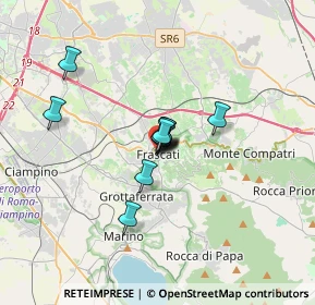 Mappa Via Marcantonio Colonna, 00040 Frascati RM, Italia (2.06273)