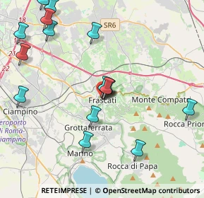 Mappa Via Marcantonio Colonna, 00040 Frascati RM, Italia (4.82)