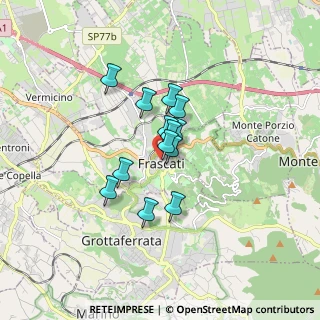Mappa Via XX Settembre, 00044 Frascati RM, Italia (1.13462)