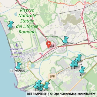 Mappa Via Geminiano Montanari Parco Commerciale Da Vinci, 00054 Fiumicino RM, Italia (7.06)