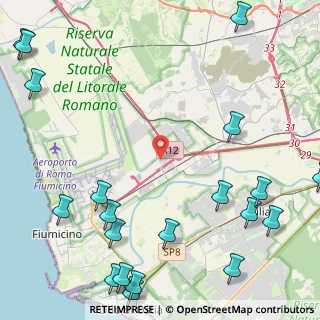 Mappa Via Geminiano Montanari Parco Commerciale Da Vinci, 00054 Fiumicino RM, Italia (7.137)