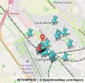 Mappa Via Franchi Ovidio, 00043 Ciampino RM, Italia (0.791)