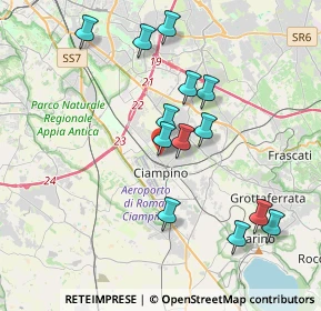 Mappa Via Franchi Ovidio, 00043 Ciampino RM, Italia (3.92462)