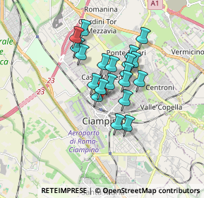 Mappa Via Franchi Ovidio, 00043 Ciampino RM, Italia (1.302)