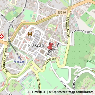 Mappa Via Cavour, 15, 00044 Frascati, Roma (Lazio)