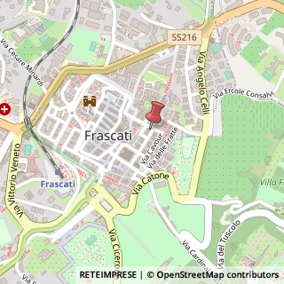Mappa Via Vincenzo Gioberti, 29, 00044 Frascati, Roma (Lazio)