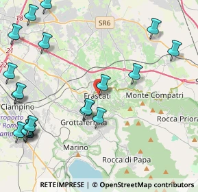 Mappa Corso S. Giuseppe Calasanzio, 00044 Frascati RM, Italia (5.9745)