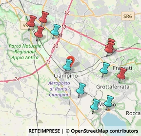 Mappa Via Giosuè Carducci, 00043 Ciampino RM, Italia (4.78083)