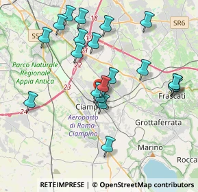 Mappa Via Giosuè Carducci, 00043 Ciampino RM, Italia (4.218)
