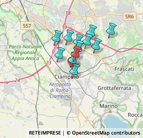 Mappa Via Giosuè Carducci, 00043 Ciampino RM, Italia (2.43083)