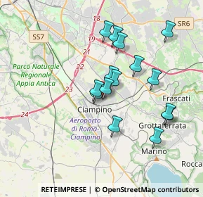 Mappa Via Giosuè Carducci, 00043 Ciampino RM, Italia (3.34133)