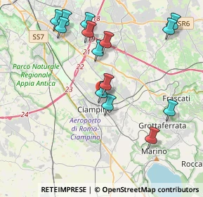 Mappa Via Giosuè Carducci, 00043 Ciampino RM, Italia (4.53429)