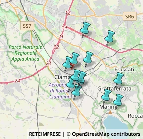 Mappa Via Giosuè Carducci, 00043 Ciampino RM, Italia (3.21615)