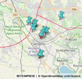 Mappa Via Giosuè Carducci, 00043 Ciampino RM, Italia (2.70909)
