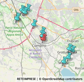 Mappa Via Giosuè Carducci, 00043 Ciampino RM, Italia (4.75714)