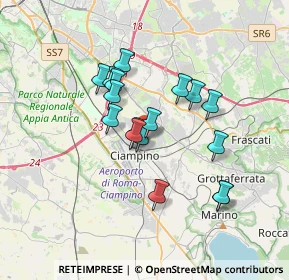 Mappa Via Giosuè Carducci, 00043 Ciampino RM, Italia (2.97118)