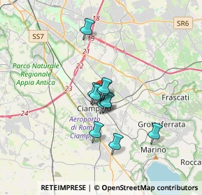 Mappa Via Giosuè Carducci, 00043 Ciampino RM, Italia (2.34455)