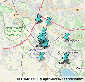 Mappa Via Giosuè Carducci, 00043 Ciampino RM, Italia (2.76353)
