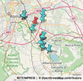 Mappa Via Giosuè Carducci, 00043 Ciampino RM, Italia (5.96154)