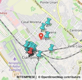 Mappa Via Giosuè Carducci, 00043 Ciampino RM, Italia (0.8395)