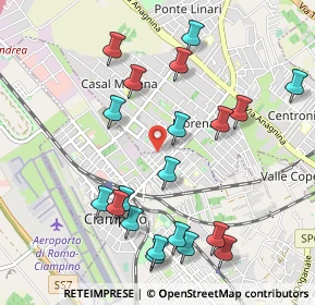 Mappa Via Giosuè Carducci, 00043 Ciampino RM, Italia (1.1635)