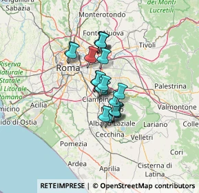 Mappa Via Giosuè Carducci, 00043 Ciampino RM, Italia (8.747)