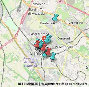 Mappa Via Giosuè Carducci, 00043 Ciampino RM, Italia (1.06929)