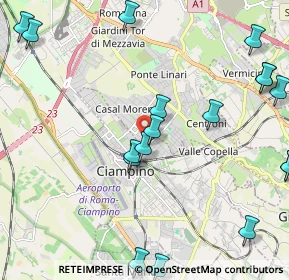 Mappa Via Giosuè Carducci, 00043 Ciampino RM, Italia (2.91722)