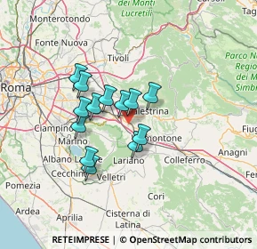 Mappa Via Colle la Torre, 00030 San Cesareo RM, Italia (10.61385)