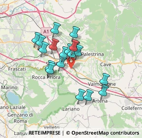 Mappa Via Colle la Torre, 00030 San Cesareo RM, Italia (5.88053)
