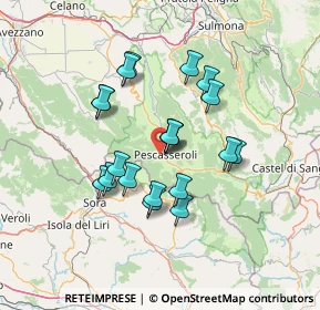 Mappa Viale Fausto Grassi, 67032 Pescasseroli AQ, Italia (12.0855)