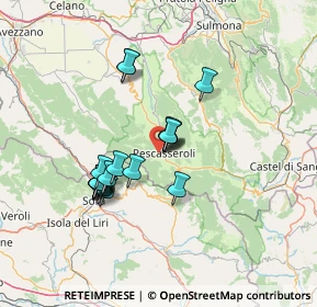 Mappa Viale Fausto Grassi, 67032 Pescasseroli AQ, Italia (12.2605)