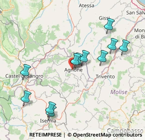 Mappa 86081 Agnone IS, Italia (16.73545)
