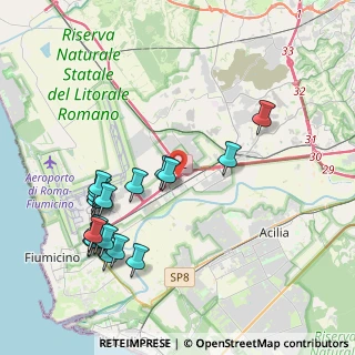 Mappa Via Corona Boreale, 00054 Fiumicino RM, Italia (4.6675)