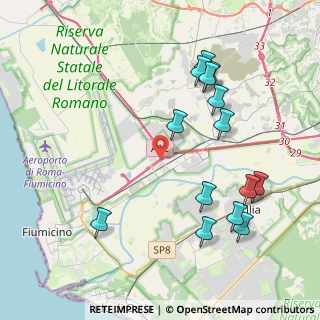 Mappa Via Corona Boreale, 00054 Fiumicino RM, Italia (4.71429)
