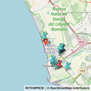 Mappa Via delle Palme, 00054 Focene RM, Italia (3.97077)